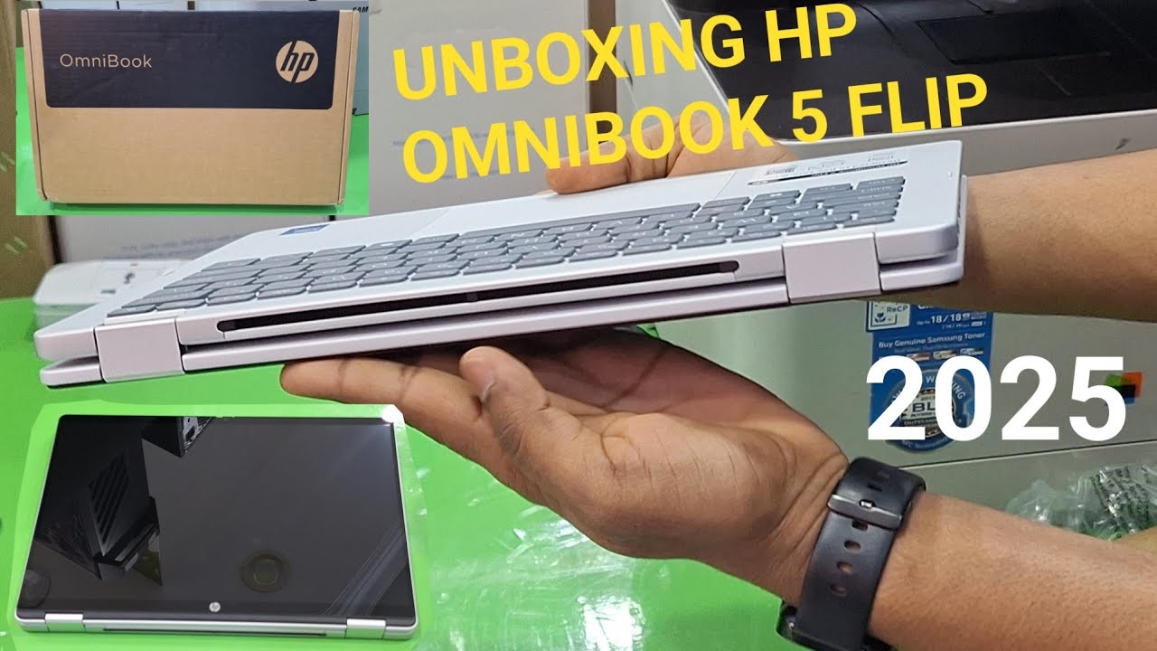 HP OMNIBOOK 5 FLIP 14 UNBOXING 2025 MODEL 