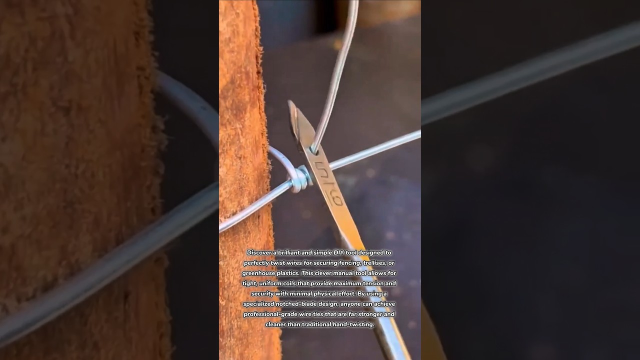 Genius DIY Wire Twisting Hack! 🛠️🌀 