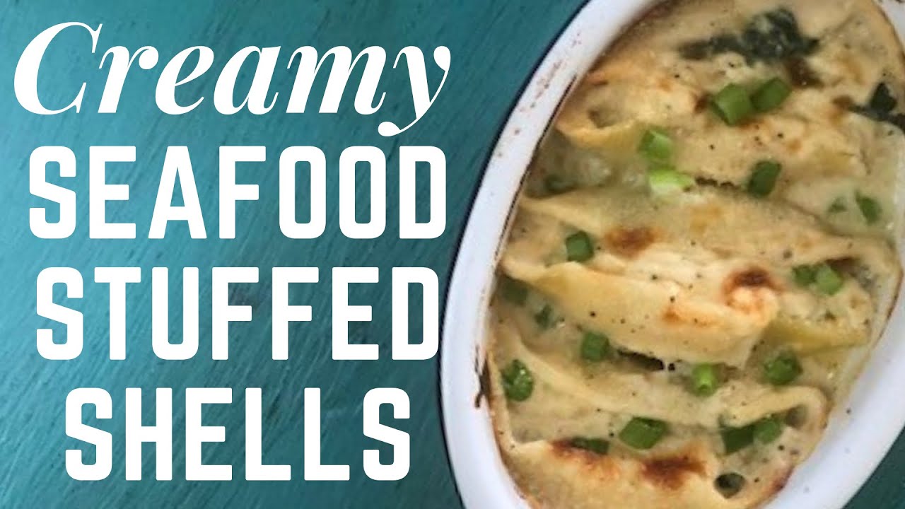Stuffed Shells | Crab with Cream Sauce