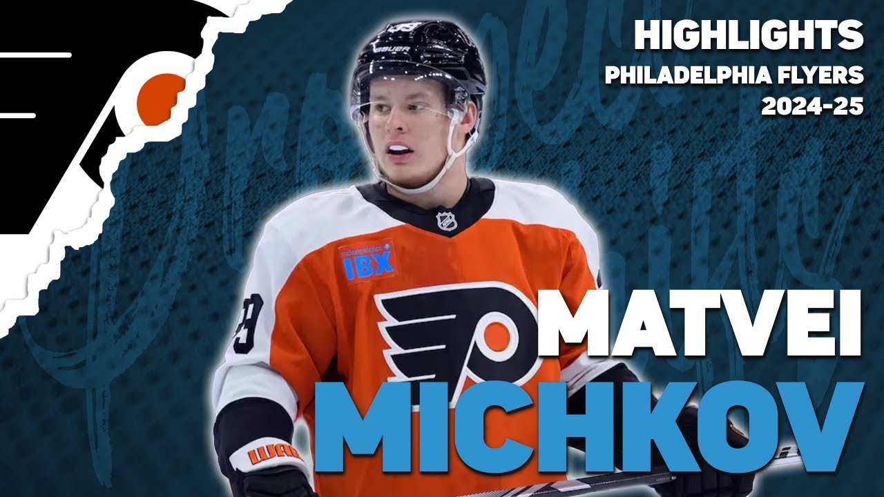 Matvei Michkov | 2024-25 Rookie Highlights | Philadelphia Flyers