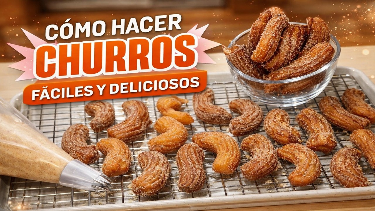 Cómo Hacer Churros Paso a Paso | Fáciles y Deliciosos