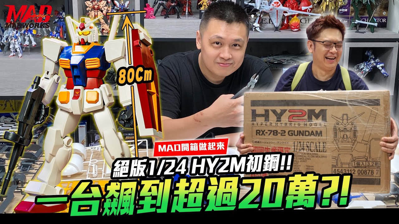 MAD開箱做起來-絕版1/24 HY2M初鋼!!  一台飆到超過20萬?!