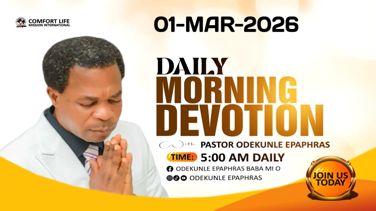 ONLINE RADIO BROADCAST WITH PASTOR ODEKUNLE EPAPHRAS _01-MAR-2026_