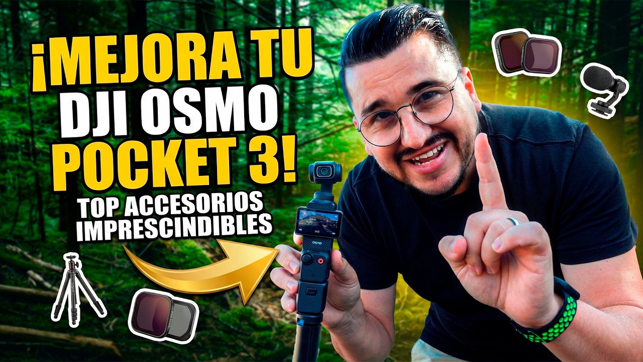 ¡POTENCIA tu DJI Osmo Pocket 3! | 5 Accesorios IMPRESCINDIBLES (2026)