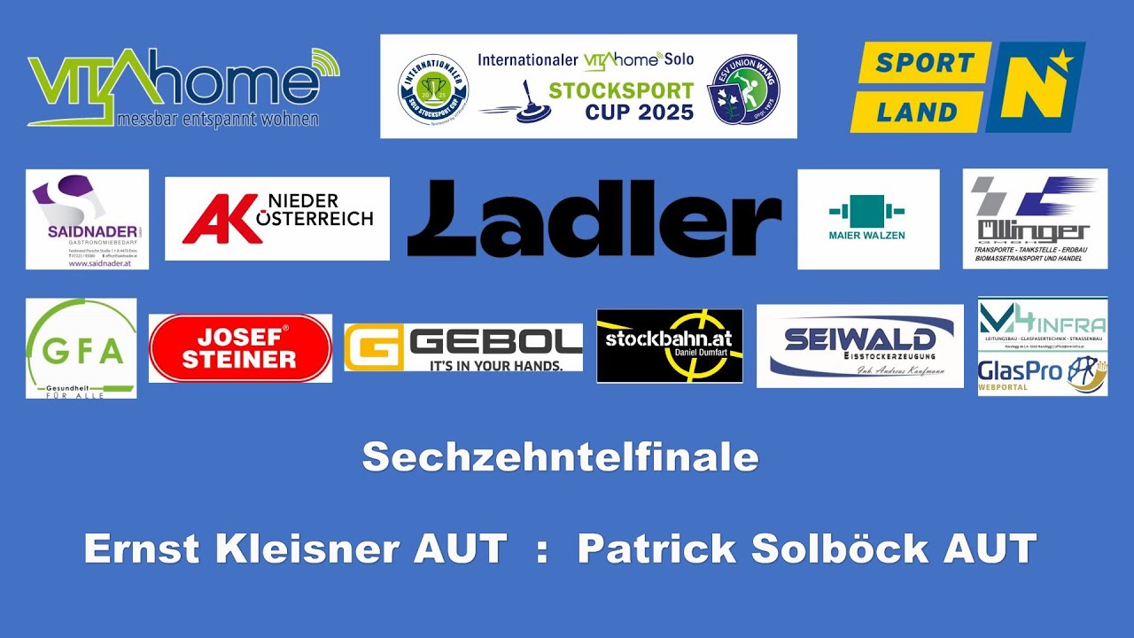 Solo Cup 2025, Achtelfinale, Ernst Kleisner : Patrick Solb&ouml;ck