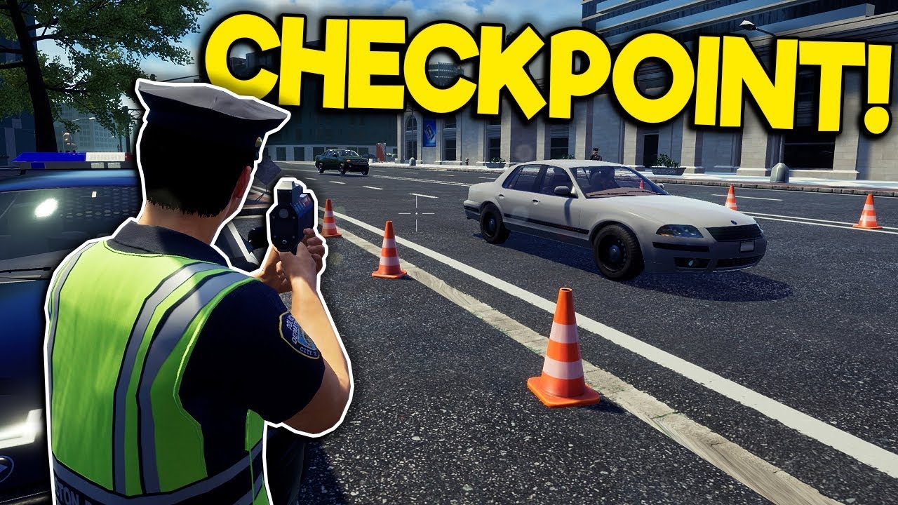 Idiots Attempt to Stop Speeders at a Police Checkpoint! - Police Simulator: Patrol Duty Multiplayer