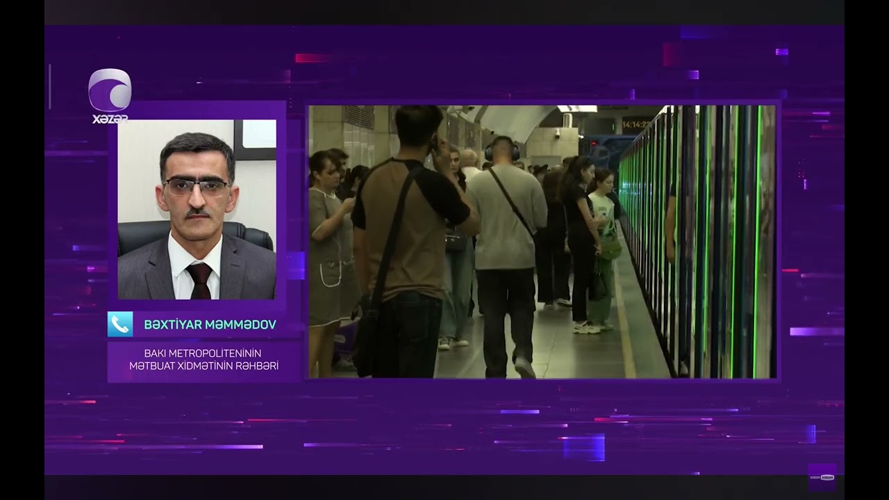 Bakı Metropolitenində Köhnə qatarda Dərnəgül-Əhmədli Nizami-28 may stansiyasından problem oldu!!!