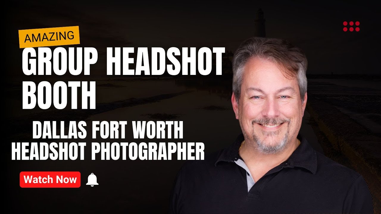 Group Headshot Booth Experience - Dallas Fort Worth Conference Headshot Photographer