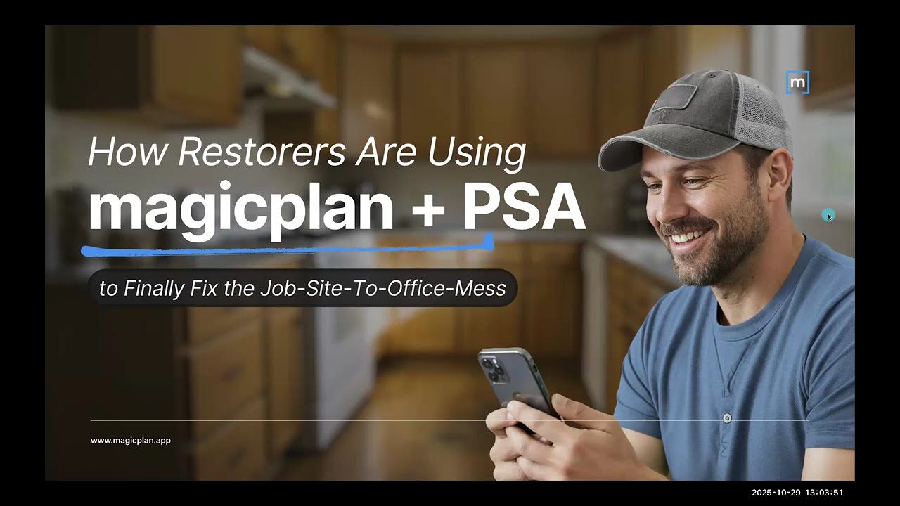 PSA Vendor Spotlight: How Restorers Are Using magicplan + PSA to Fix the Job-Site-To-Office-Mess