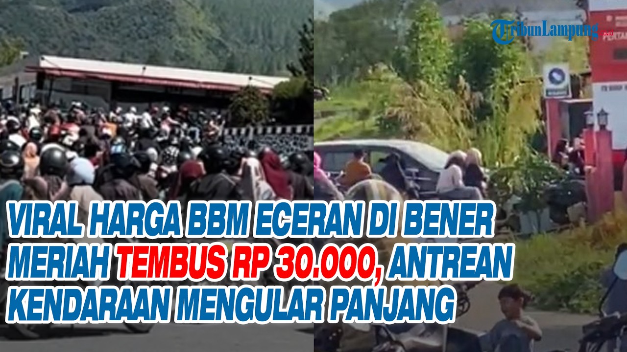 Viral Harga BBM Eceran di Bener Meriah Tembus Rp 30.000, Antrean Kendaraan Mengular Panjang