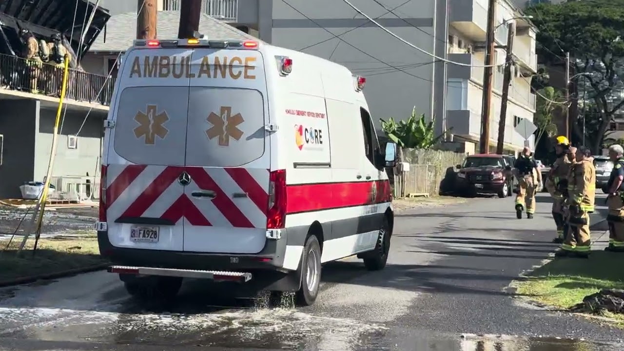 Honolulu EMS (first time catch) - brand newest 70CORE-1 responding/arrival on scene 02/27/26 