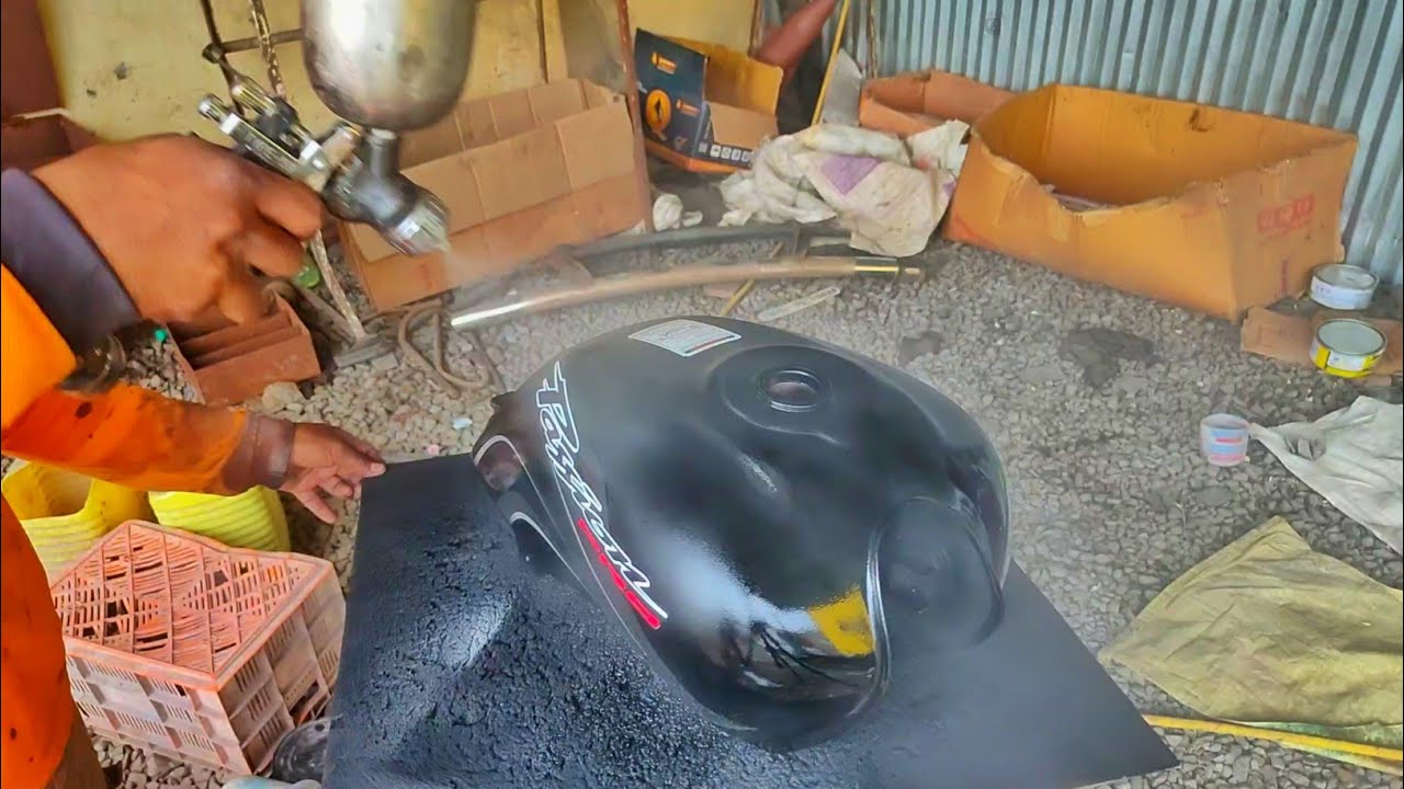 🖤 Hero Passion Full Tank Painting, Restoration, Modification #thesampawar