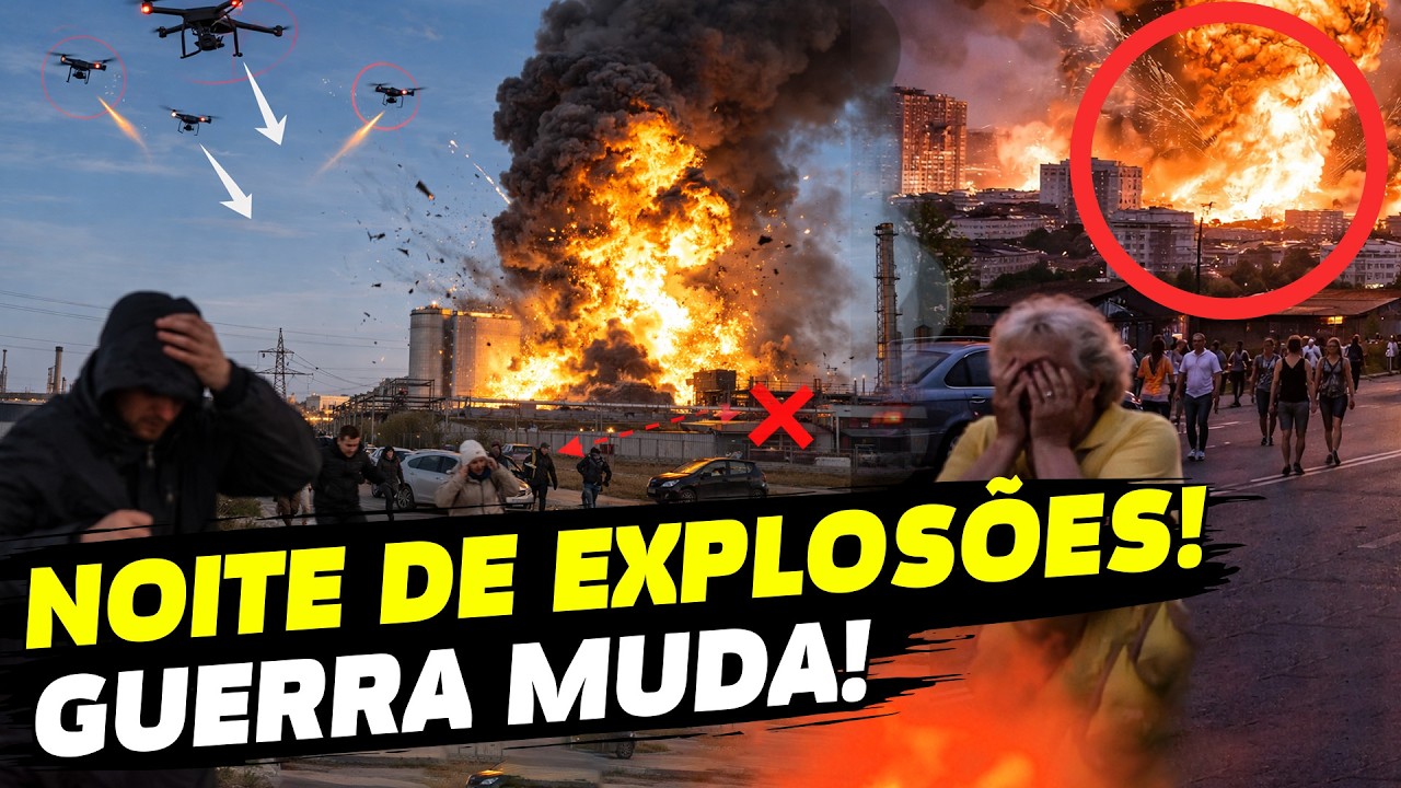 Algo inacreditável explode na Rússia… pânico cresce enquanto drones avançam no sul