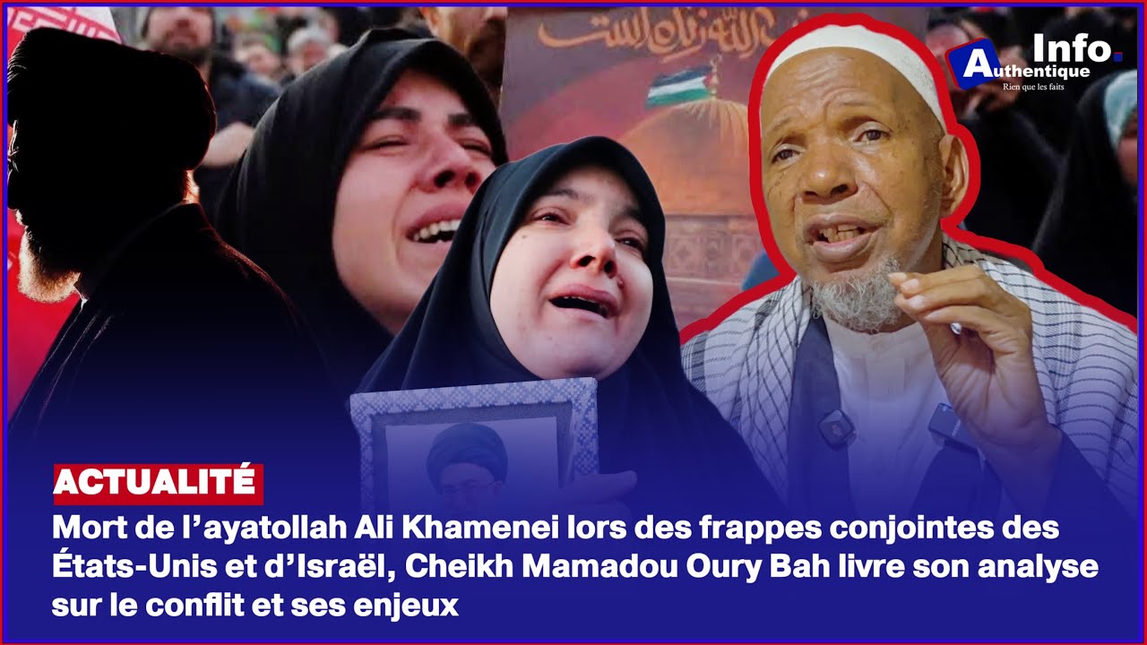 🚨🇬🇳| Mort de Ali Khamenei, Cheikh Mamadou Oury Bah livre son analyse sur le conflit et ses enjeux ⬇️