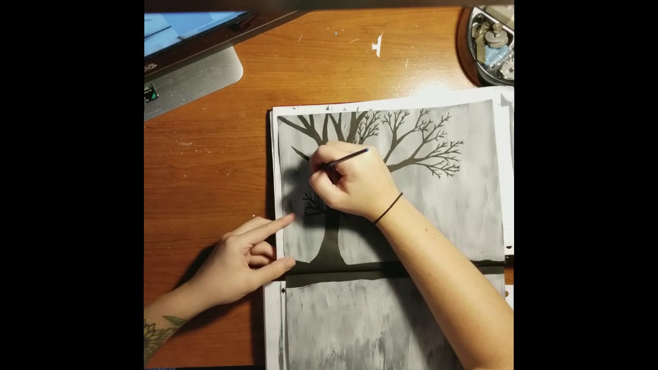 sketch book painting part 3