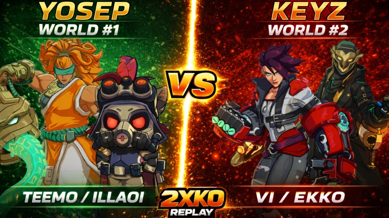 World #1 vs World #2 — Ranked FT2 | Yosep vs Keyz (Teemo/Illaoi vs Vi/Ekko)