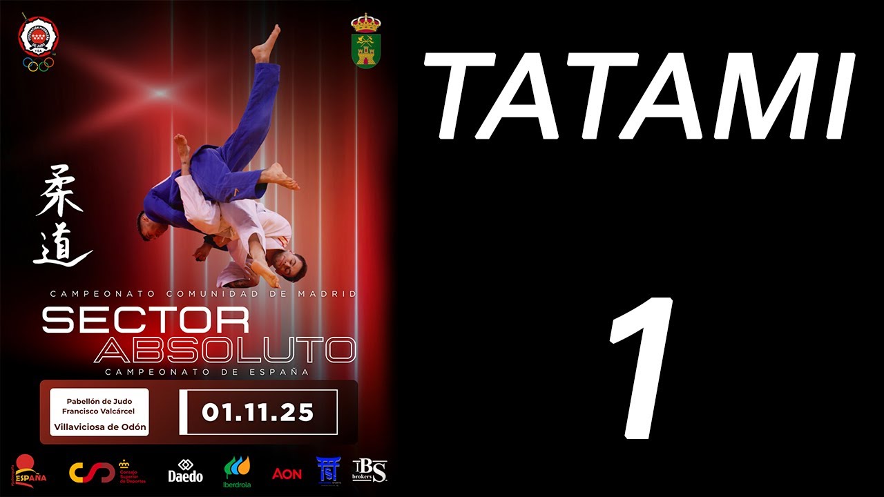 Campeonato de Madrid Sector Absoluto de Judo 2025 TAT. 1
