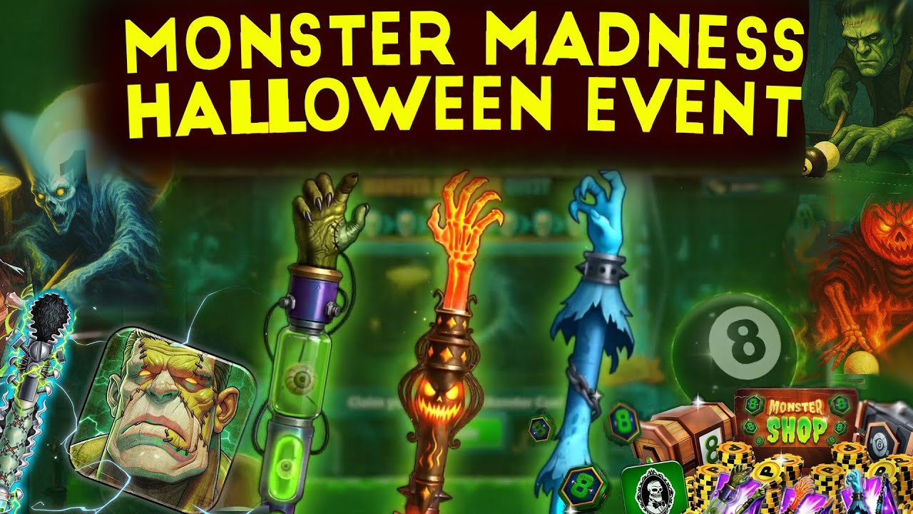 8 Ball Monster Madness Halloween 🎃 Event 2025 - ALL QUEST DONE- Feeling like i GOT SCaMMed😞