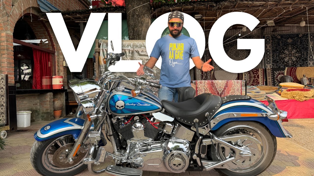 INDIA’s 1 of 1 😱 Harley Davidson Fatboy Blue Skull Edition 🔥 VLOG 12.2