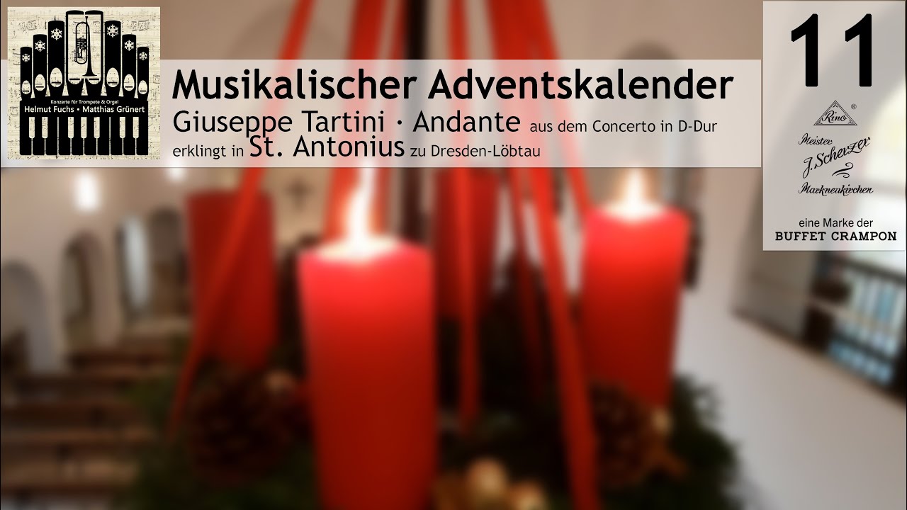Türchen »11« l Helmut Fuchs & Matthias Grünert l G. Tartini • Concerto D-Dur – Andante