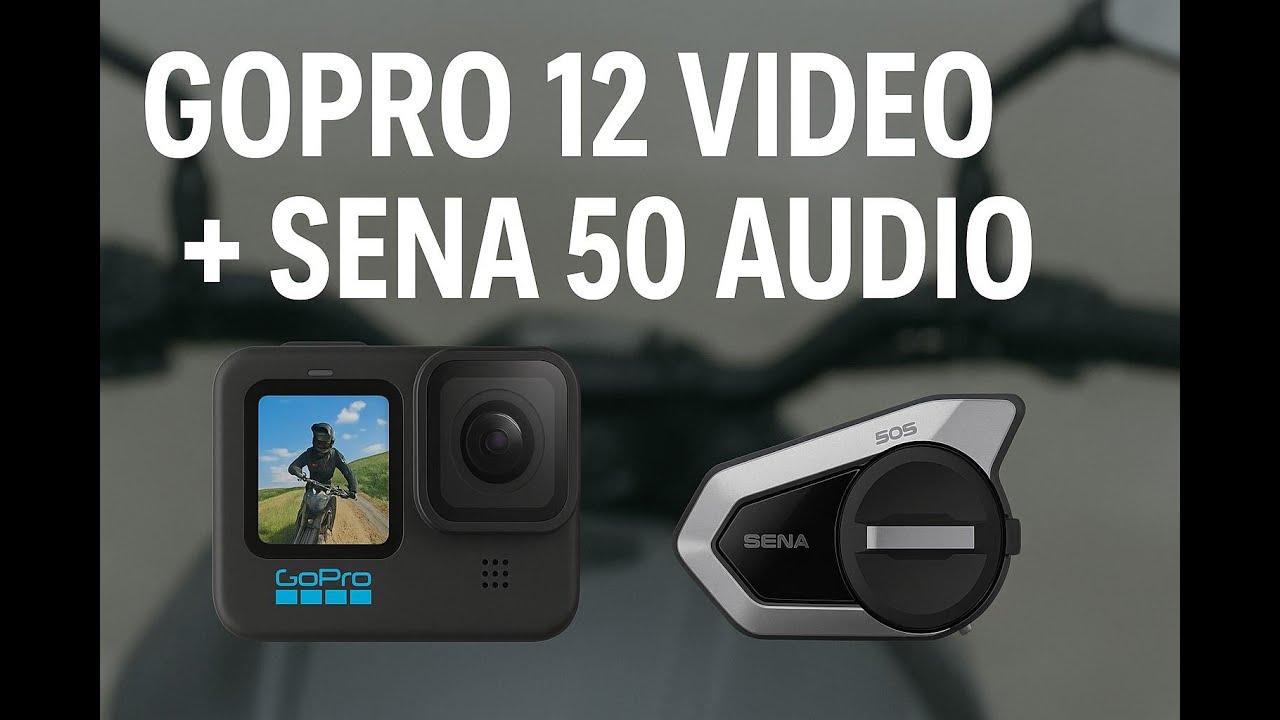 Sena 50S/R/C Audio mit Gopro Hero 12 aufnehmen