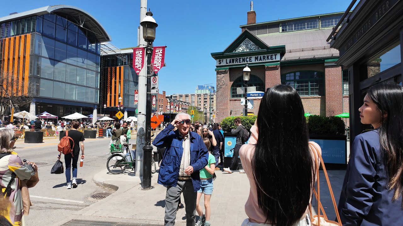 Toronto's St. Lawrence Market Walking Tour | Best Market In Canada 4K