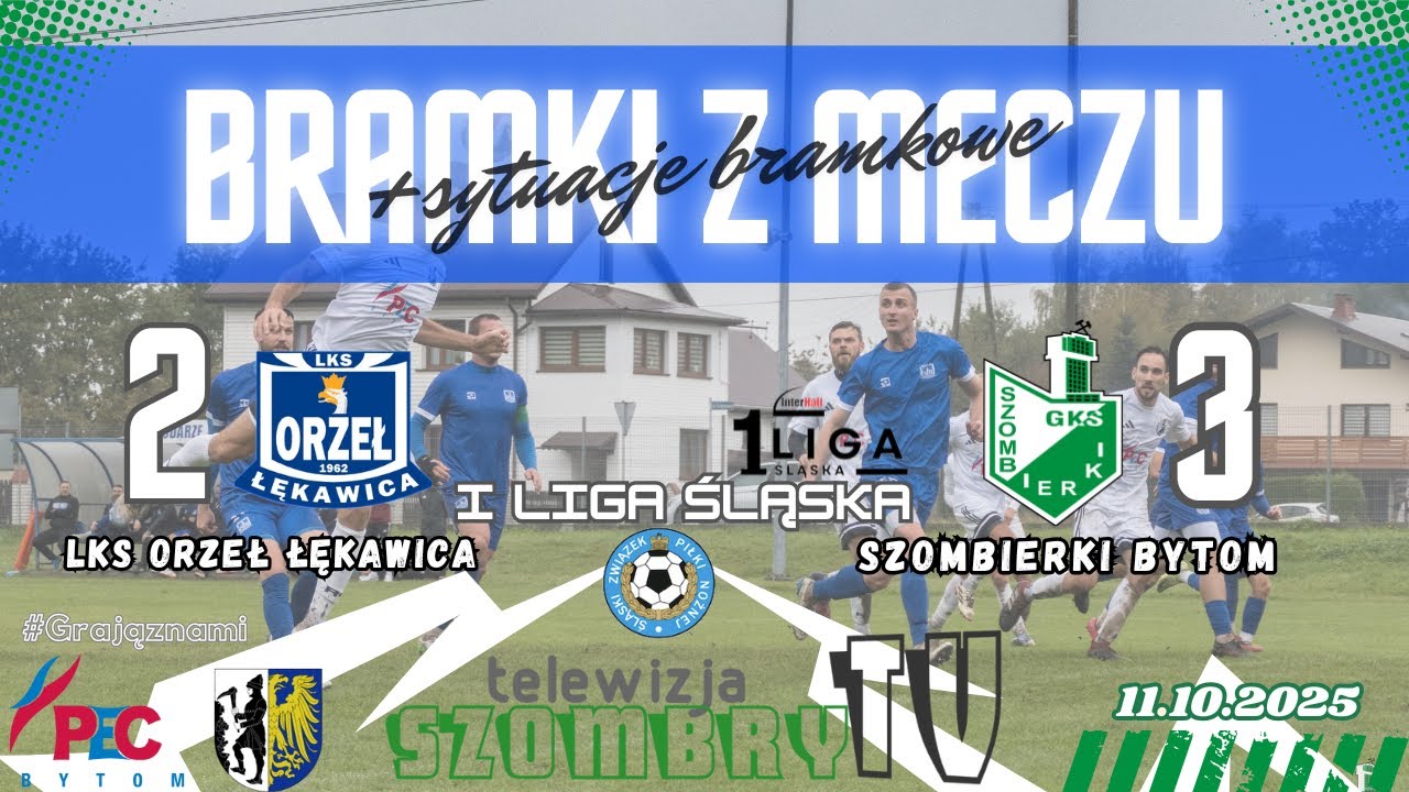 LKS Orzeł Łękawica - Szombierki Bytom, 11.10.2025r., 1 liga śląska