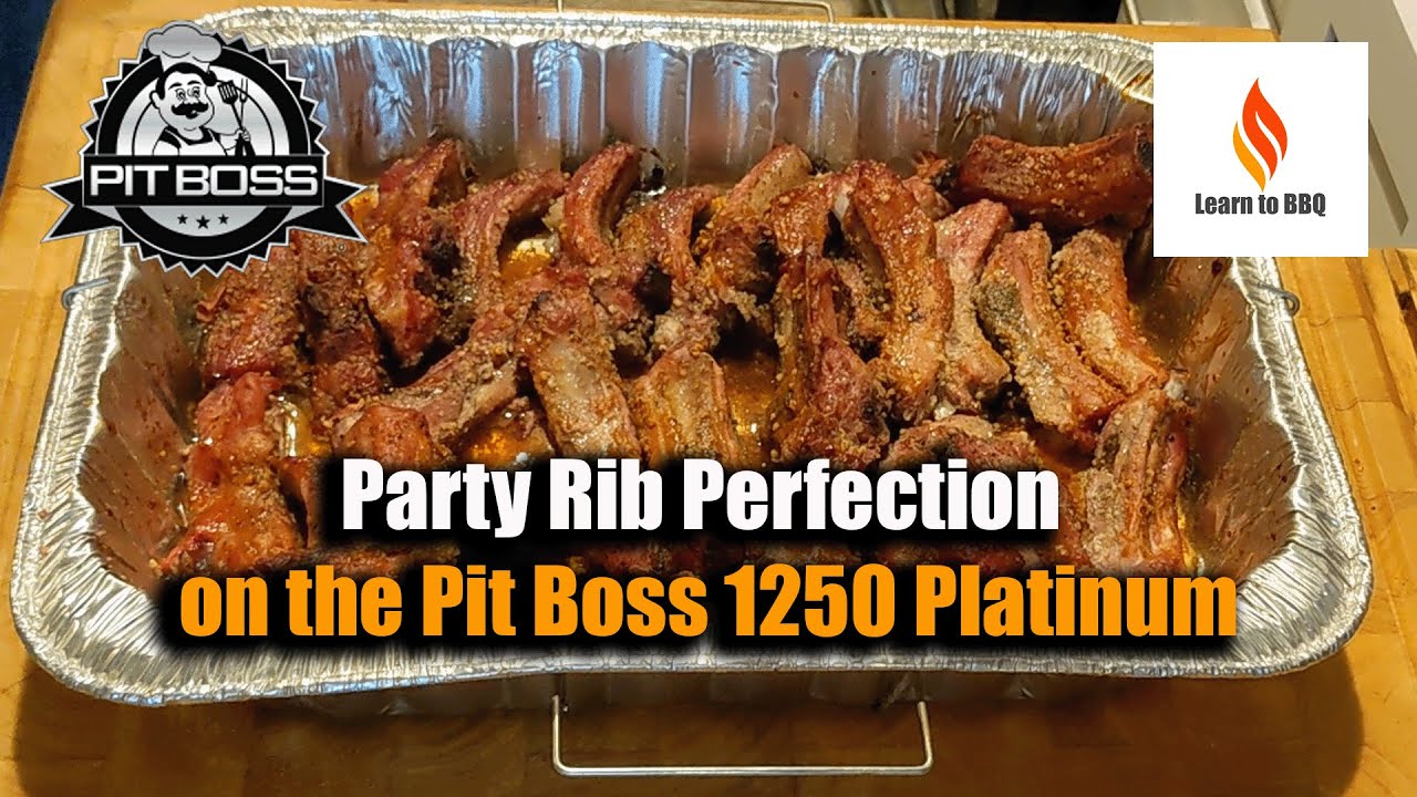 Party Ribs Perfection на Pit Boss 1250 Platinum