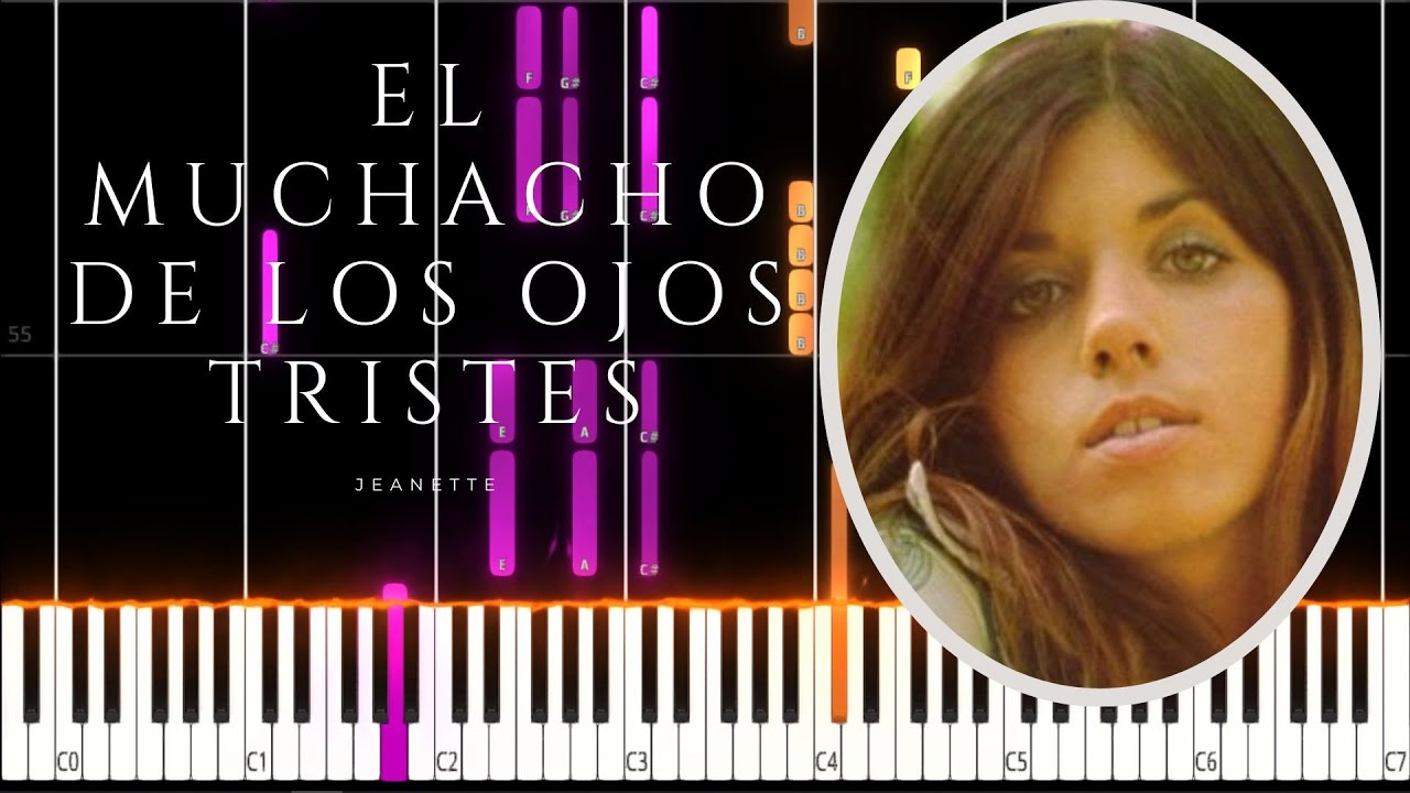 El muchacho de los ojos tristes | Jeanette PIANO TUTORIAL (Sheet in the description)