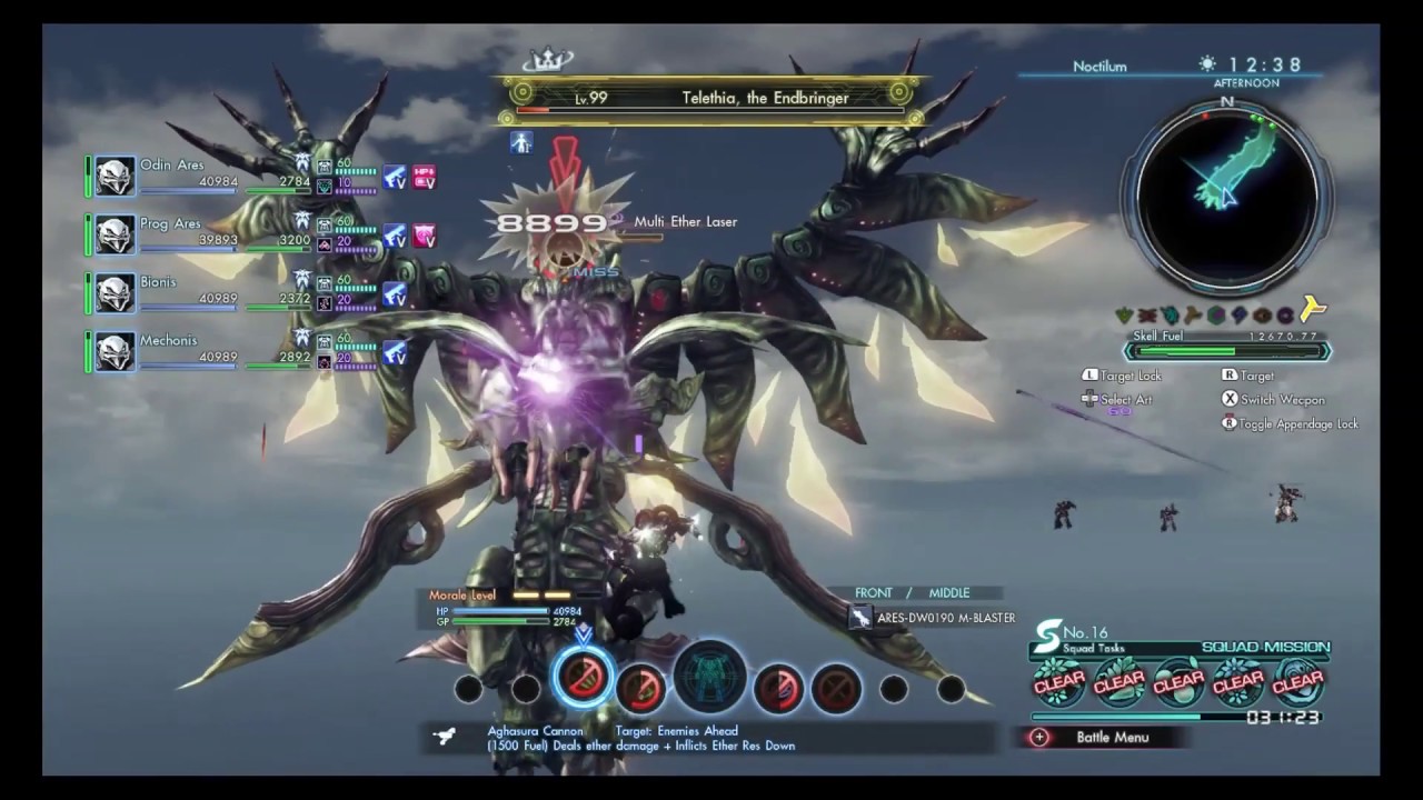 Xenoblade Chronicles X: Telethia, the Endbringer, the Ruler of Fates