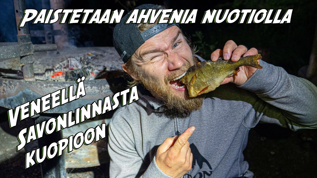 Kalastetaan Saunaveneell&auml; Ahvenia BMA