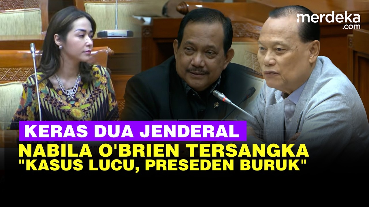 Dua Jenderal Polri di DPR Heran Nabilah O'Brien Tersangka: Kasus Lucu, Preseden Buruk Hukum RI!