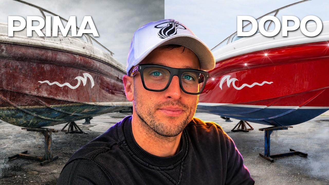 HO RIPORTATO A NUOVO QUESTA BARCA (DETAILING COMPLETO)