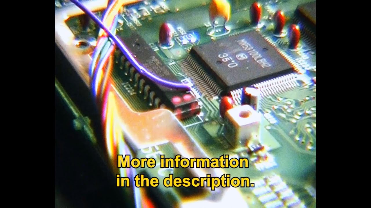 Panasonic AVE-5 video mixer circuit bending