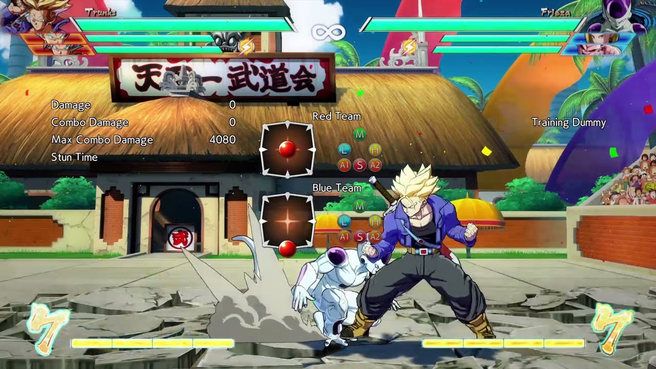 DRAGON BALL FighterZ - Trunks 5LLL blockstring concepts
