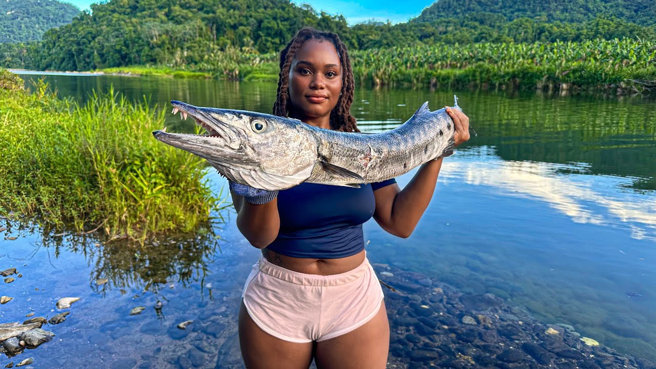 GIANT BARRACUDA CATCH
