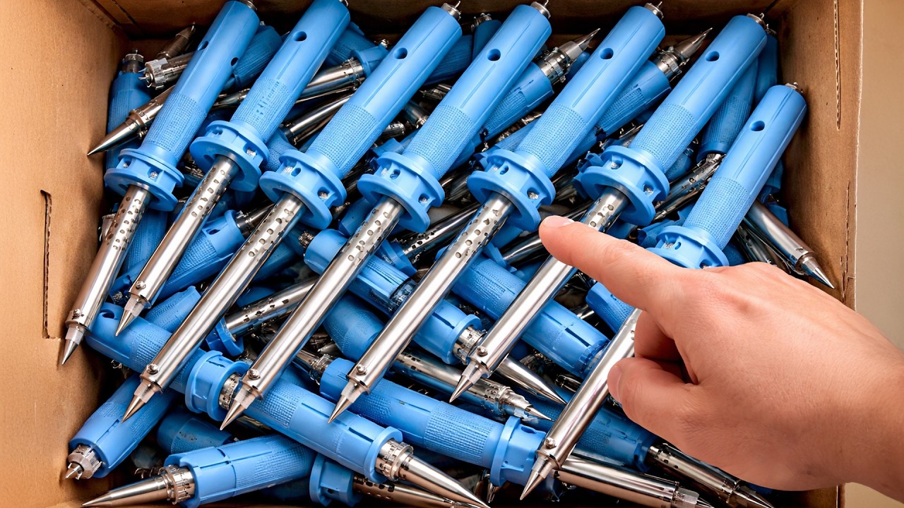 Nigdy więcej nie kupuj spawarki! Wł&oacute;ż świecę zapłonową do lutownicy i zobacz, co się stanie.