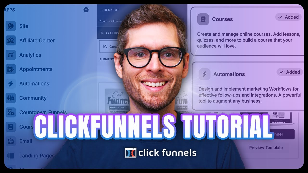 ClickFunnels Tutorial for Beginners & How To Set Up Your First Sales Funnel Using ClickFunnels