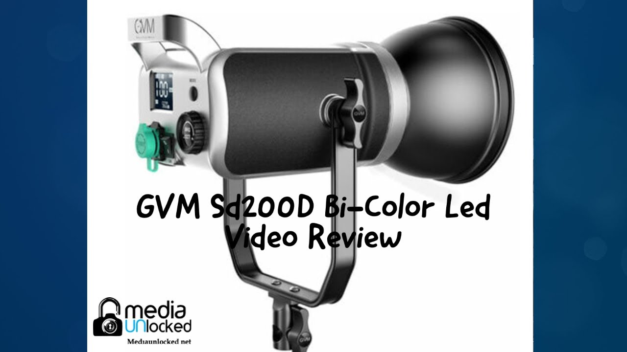 GVM Sd200D Bi-Color Led Video Spotlight - Real World Review