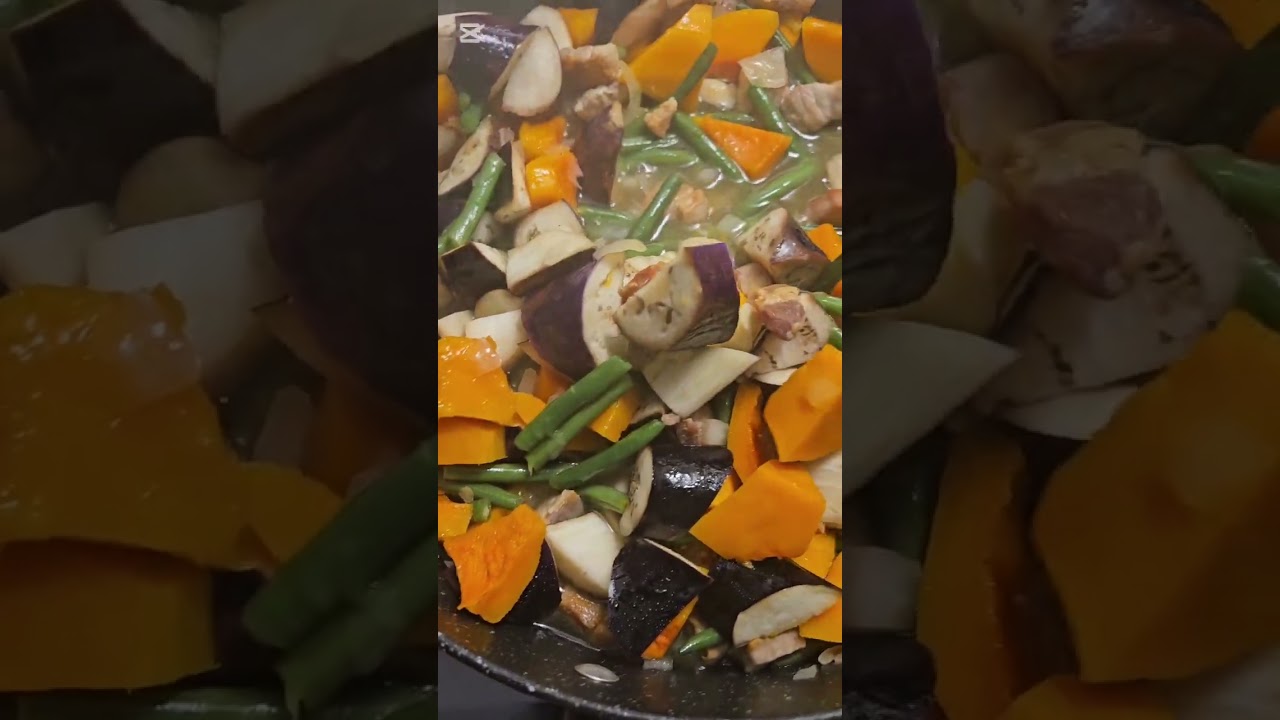 Sharing this delicious Filipino pork and vegetables 😋 #mommybingchannel 