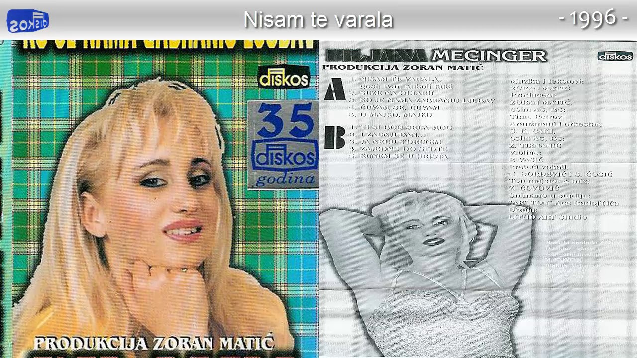Biljana Mecinger - Nisam te varala - (Audio 1996)
