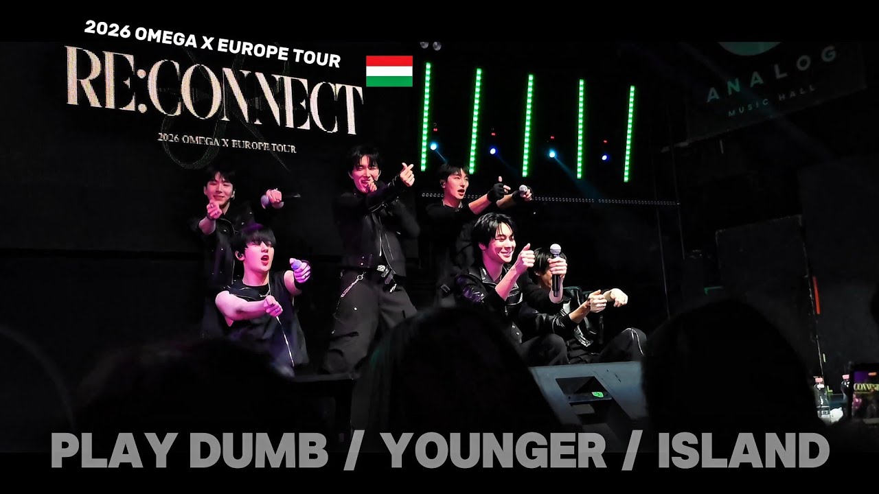 PLAY DUMB , YOUNGER, ISLAND - 20260215 OMEGA X EUROPE TOUR in BUDAPEST 