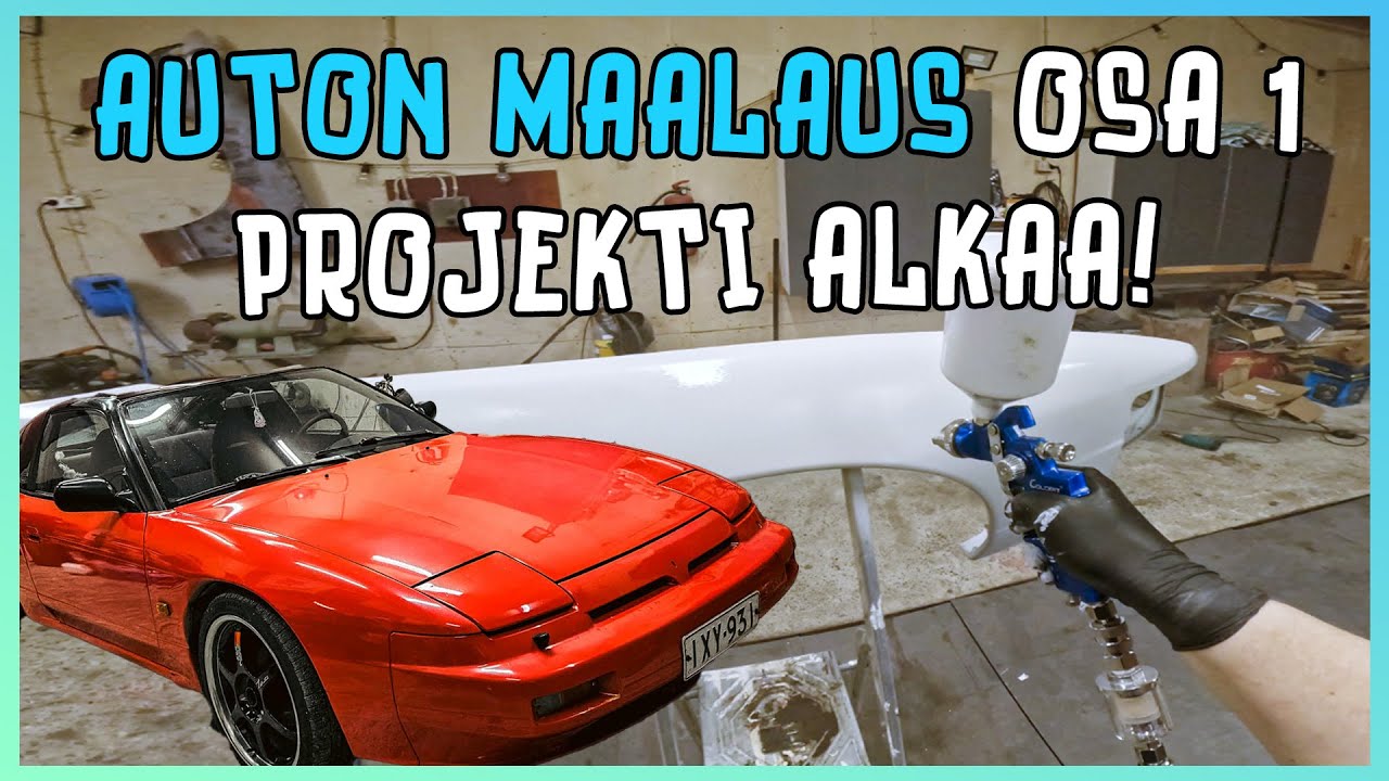 Auton maalaus omassa tallissa - OSA 1 Projekti alkaa!