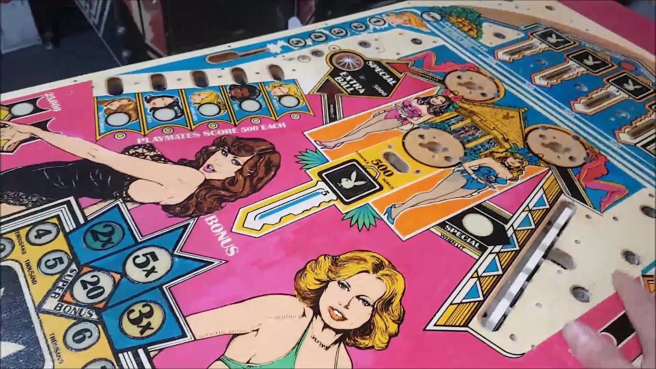 Restauration d'une pinball Playboy de Bally Vlog 05 - Vernis et Mylar