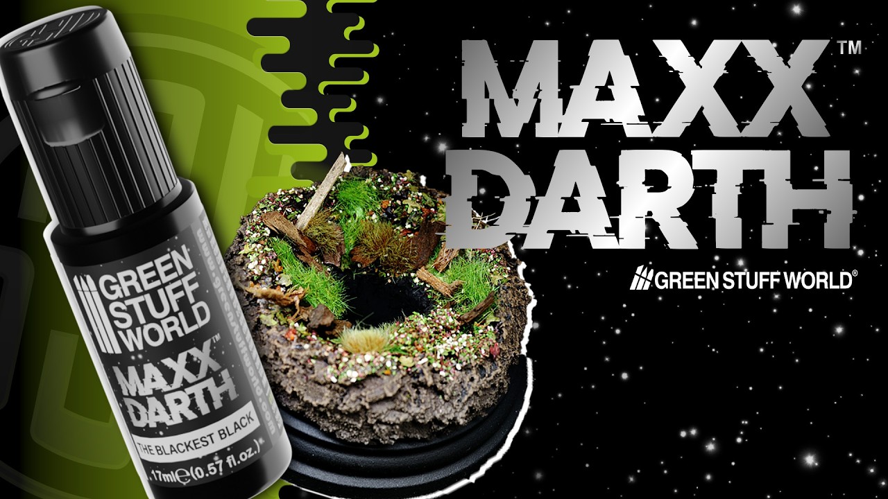 Краска Maxx Darth: преобразите свою диораму самым черным цветом ⚫