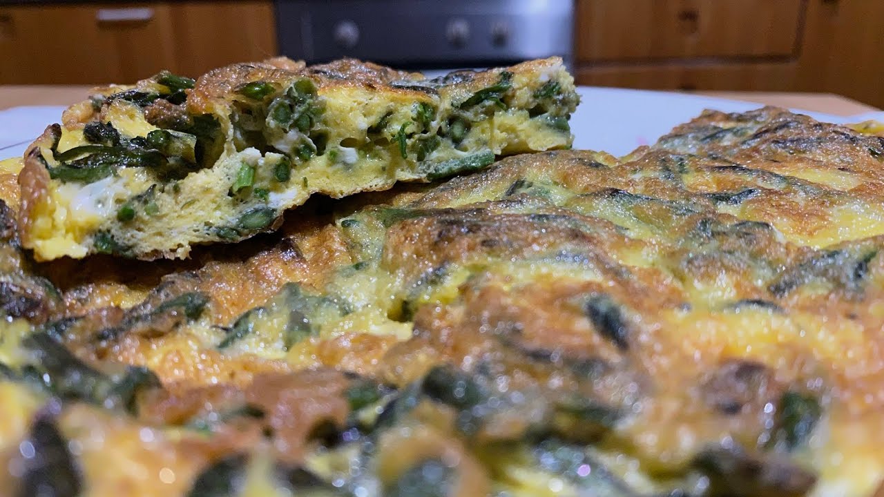 Frittata di Asparagi Selvatici - Frittata di Asparagi della Nonna - Frittata di Asparagi in Padella
