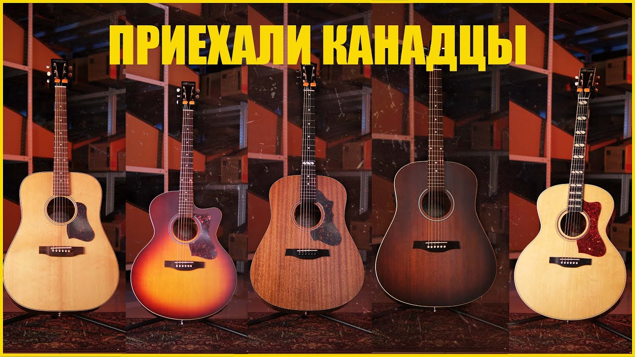 Первое впечатление Guitar Lavka! Гитары из Канады! Norman, Art & Lutherie, Seagull,  Godin!!!