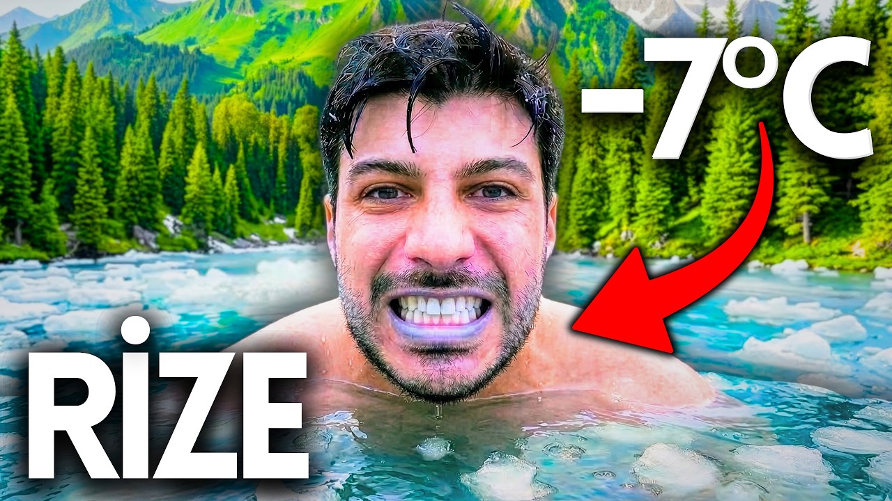 Türkiye'nin EN SOĞUK Gölüne Atladık! (−7°C)