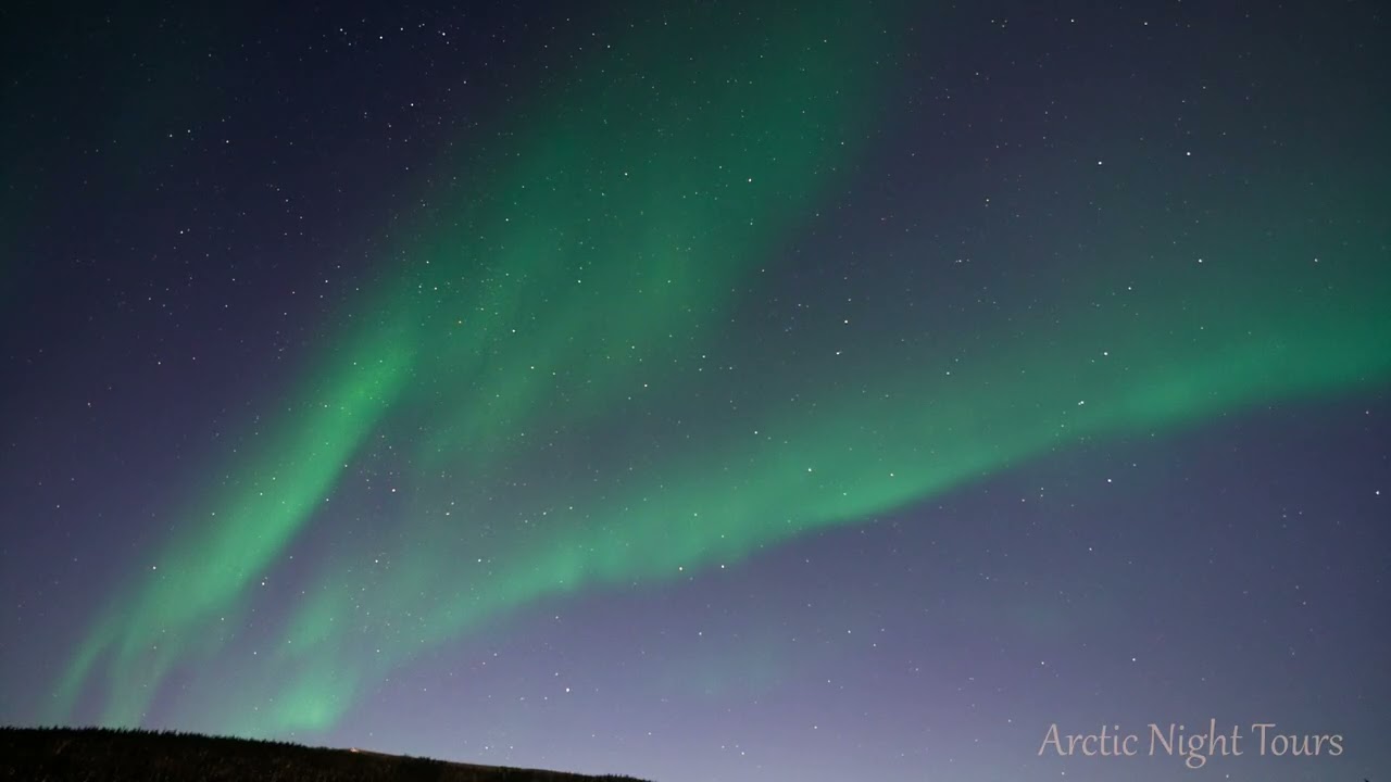 Aurora accelerated footage on Jan 4, 2026