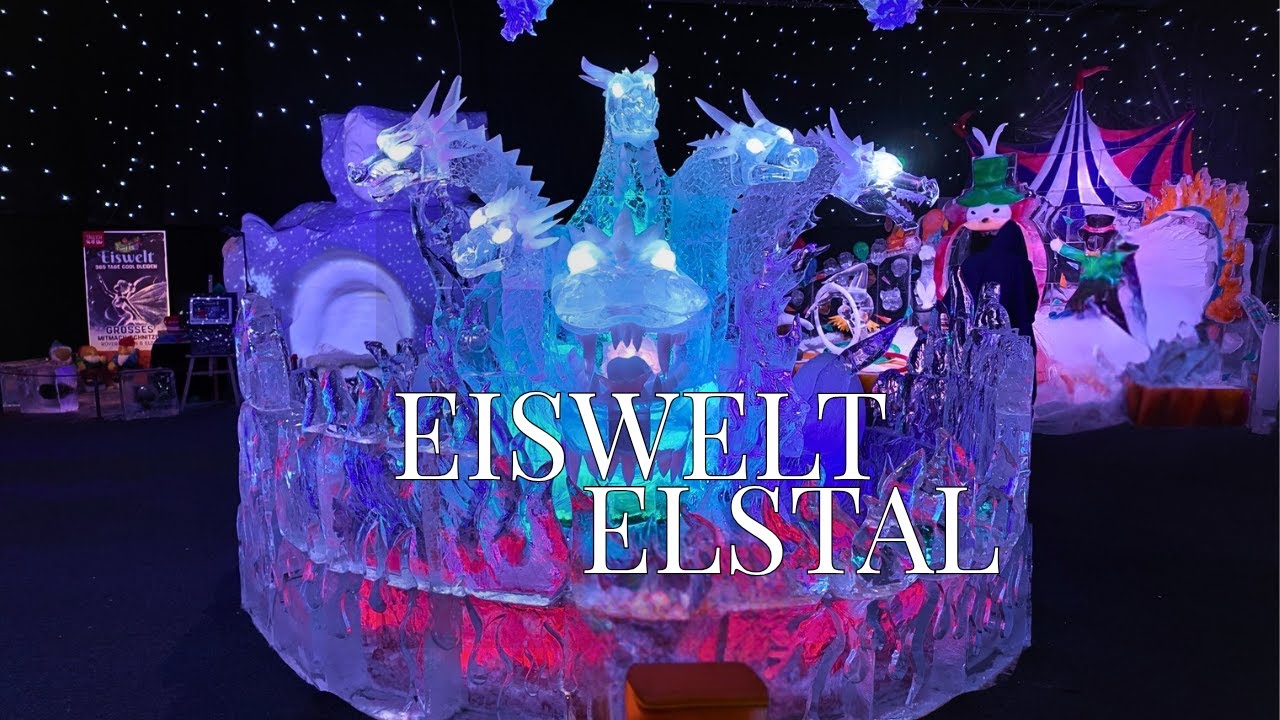 ❄️ BERLIN Winter Wonderland: Karls Eiswelt Ice-World – Frozen Sculptures & Lights!